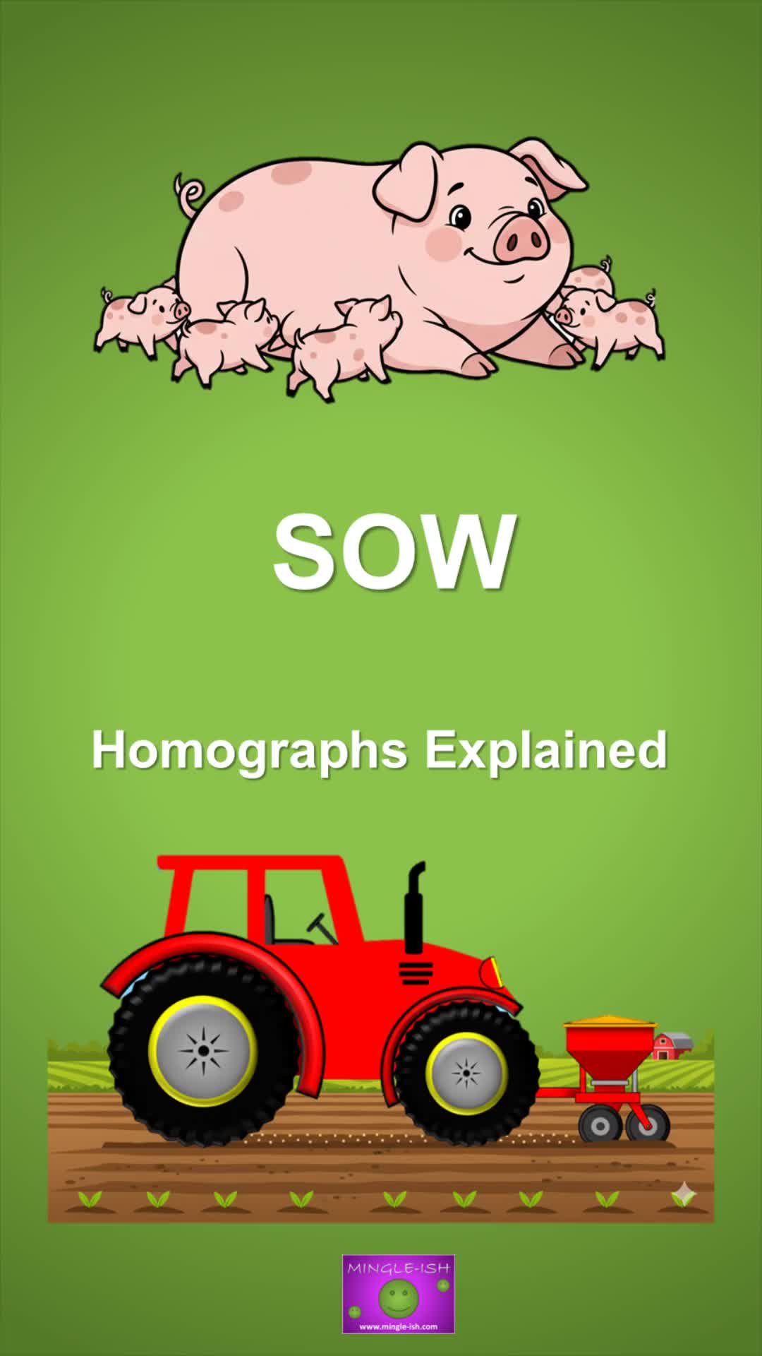 Video thumbnail for Sow: Homographs Explained