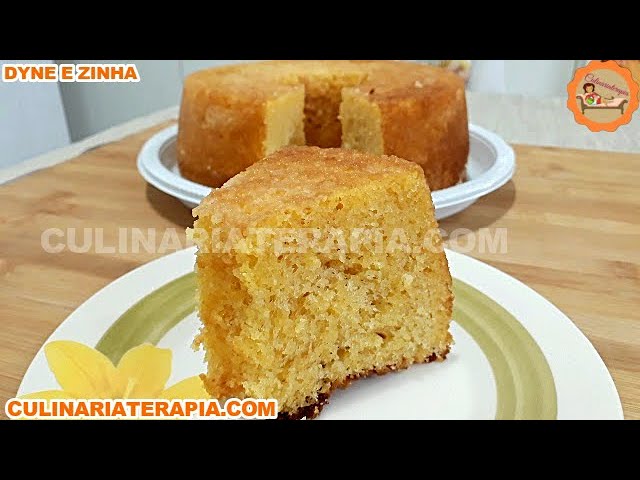 'Video thumbnail for BOLO FOFINHO DE FUBÁ DE MILHO COM MAIZENA @Culinariaterapia'