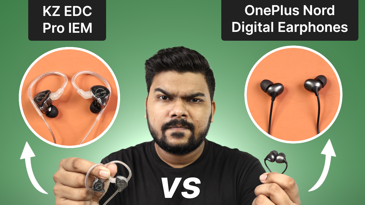 Video thumbnail for KZ EDC Pro IEM vs OnePlus Nord Digital Earphones: Which is Better Under ₹1000?