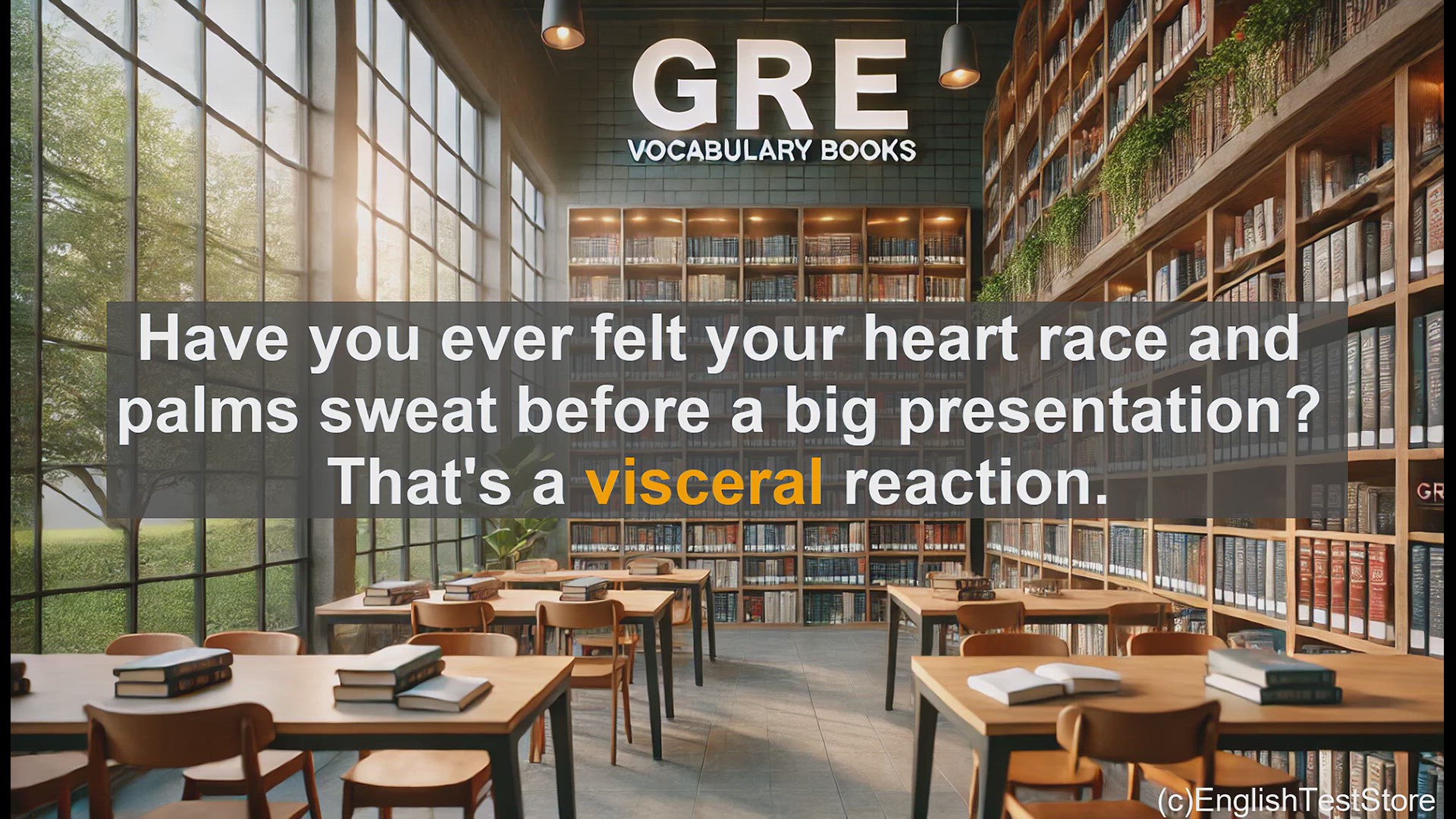 'Video thumbnail for GRE Vocabulary Lesson: Understanding 'Visceral' - A GRE Vocabulary Deep Dive'