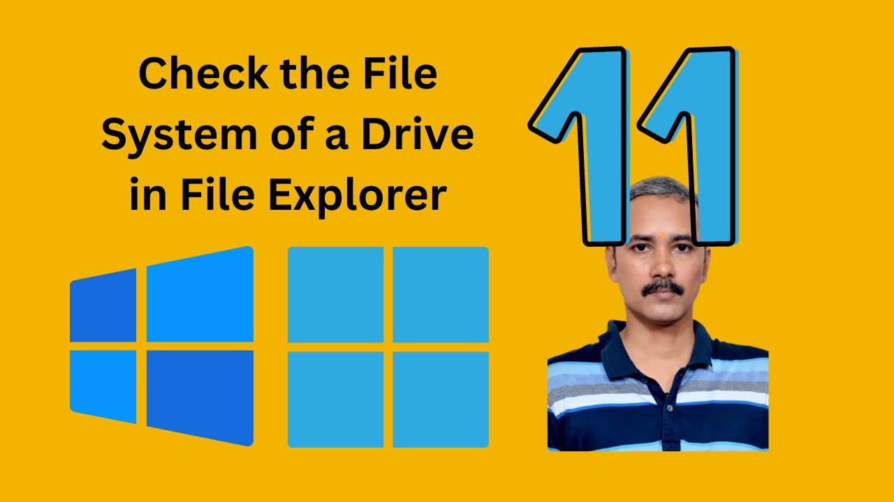 'Video thumbnail for How to Check the File System of a Drive in Windows 11 or 10 File Explorer | GearUpWindows Tutorial'