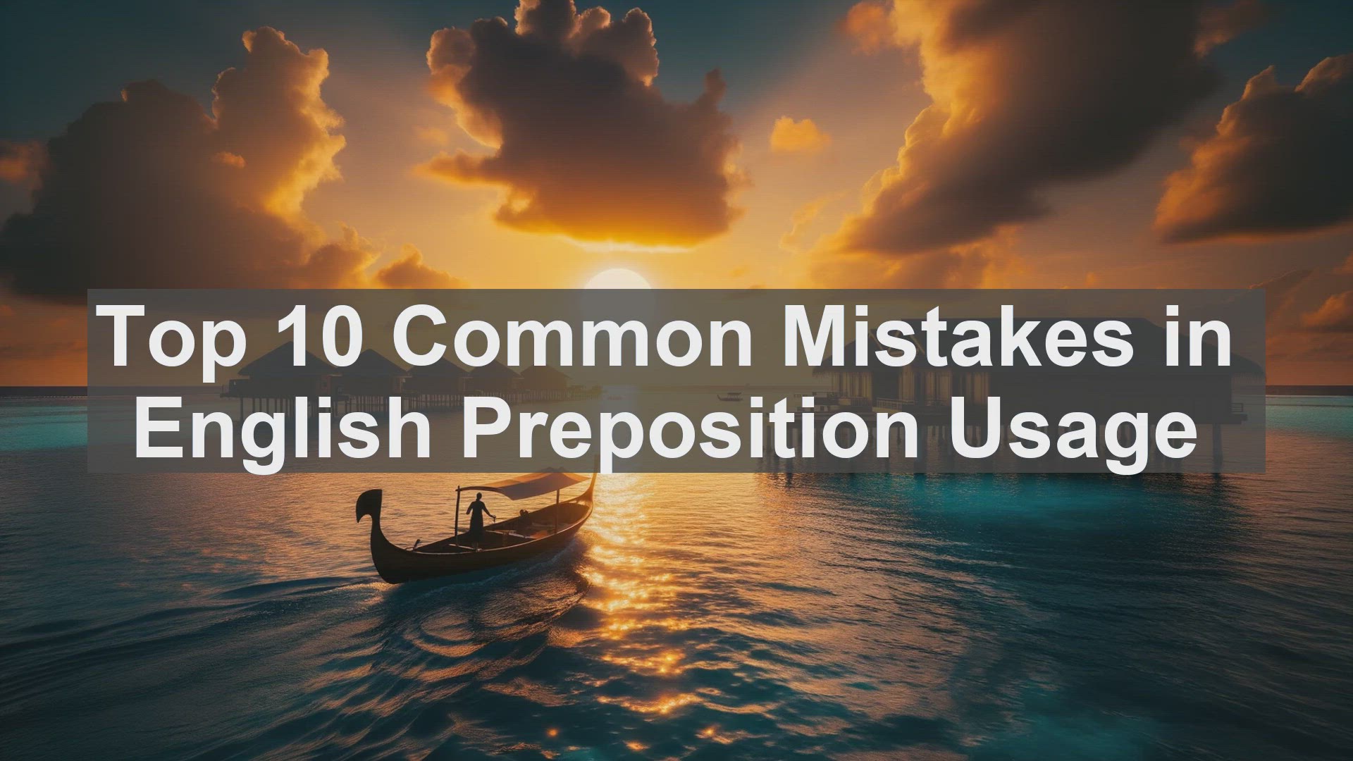 'Video thumbnail for Top 10 Common Mistakes in English Preposition Usage'