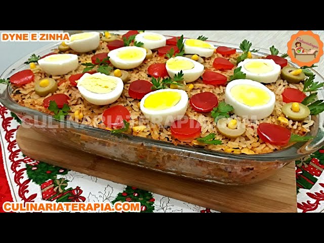 'Video thumbnail for 🎄ARROZ DE FESTA NO FORNO PARA O NATAL! RECEITA DE ARROZ DE FORNO PARA FESTA FÁCIL E RÁPIDO!'