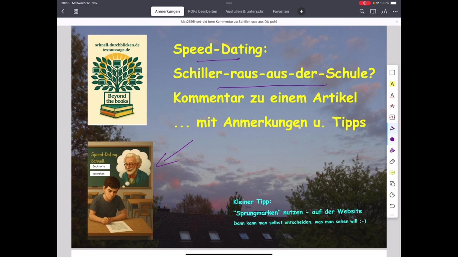 Playlist thumbnail for Umgang mit Sachtexten