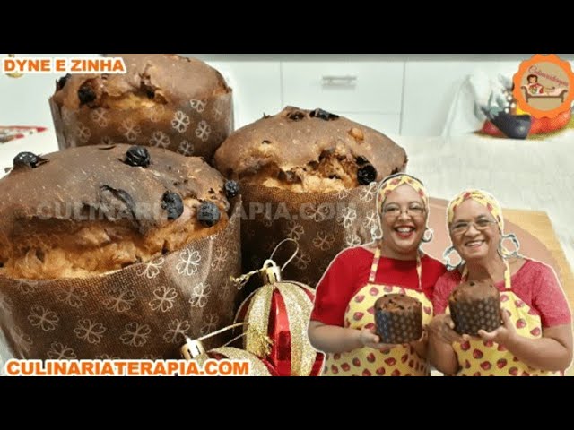 'Video thumbnail for Panetone com Massa Profissional em Sua Casa @Culinariaterapia'