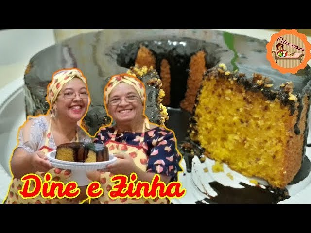 'Video thumbnail for BOLO DE CENOURA FOFINHO COM CALDA DE CHOCOLATE'