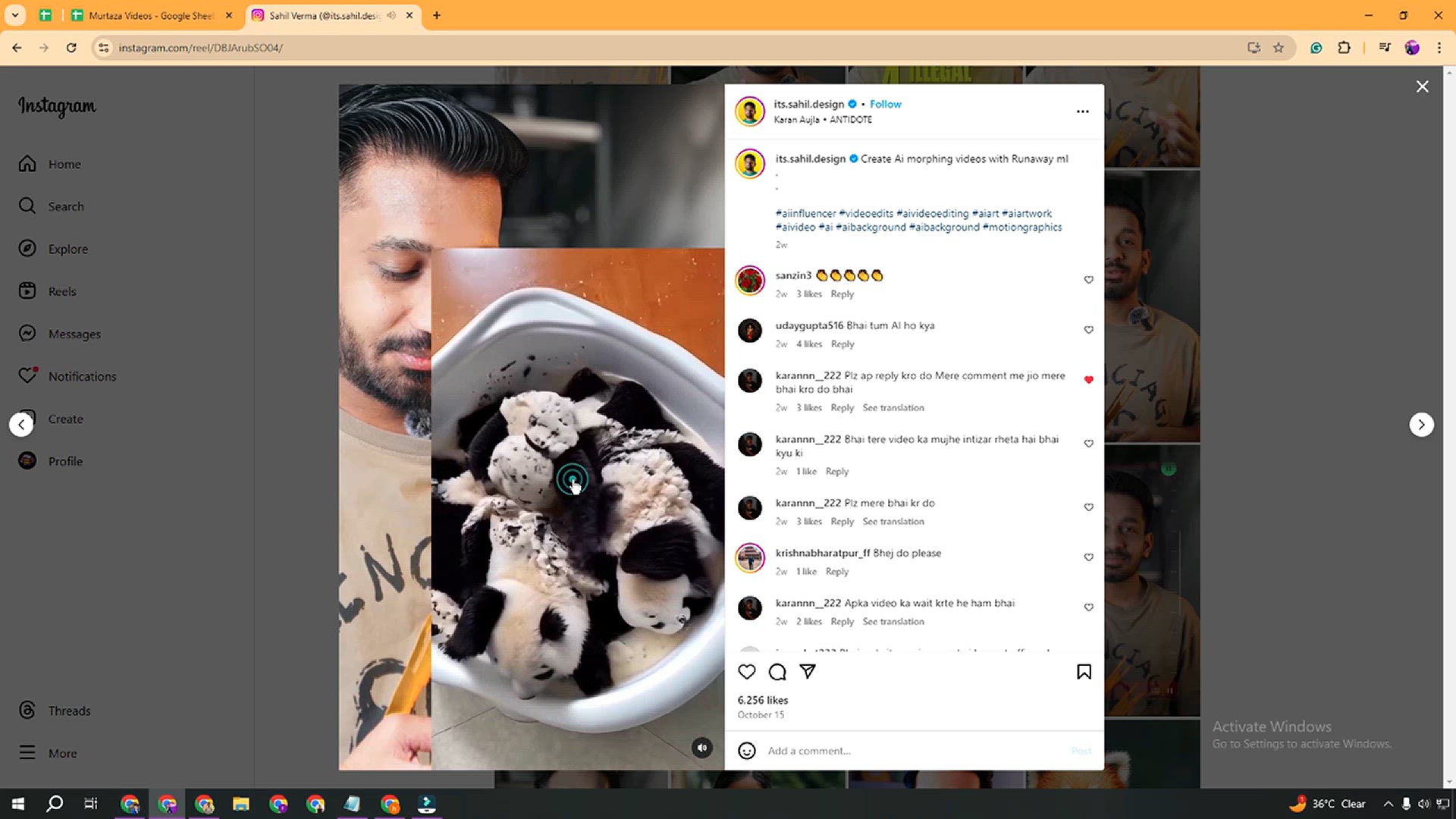 'Video thumbnail for Create Ai morphing videos with Runaway ml'