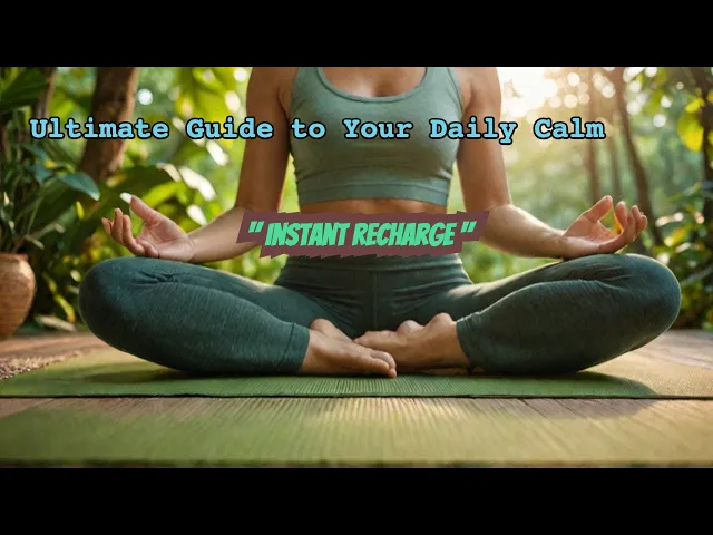 Video thumbnail for Ultimate Peace Daily Calm Breaks: Transform Your Day Effectively