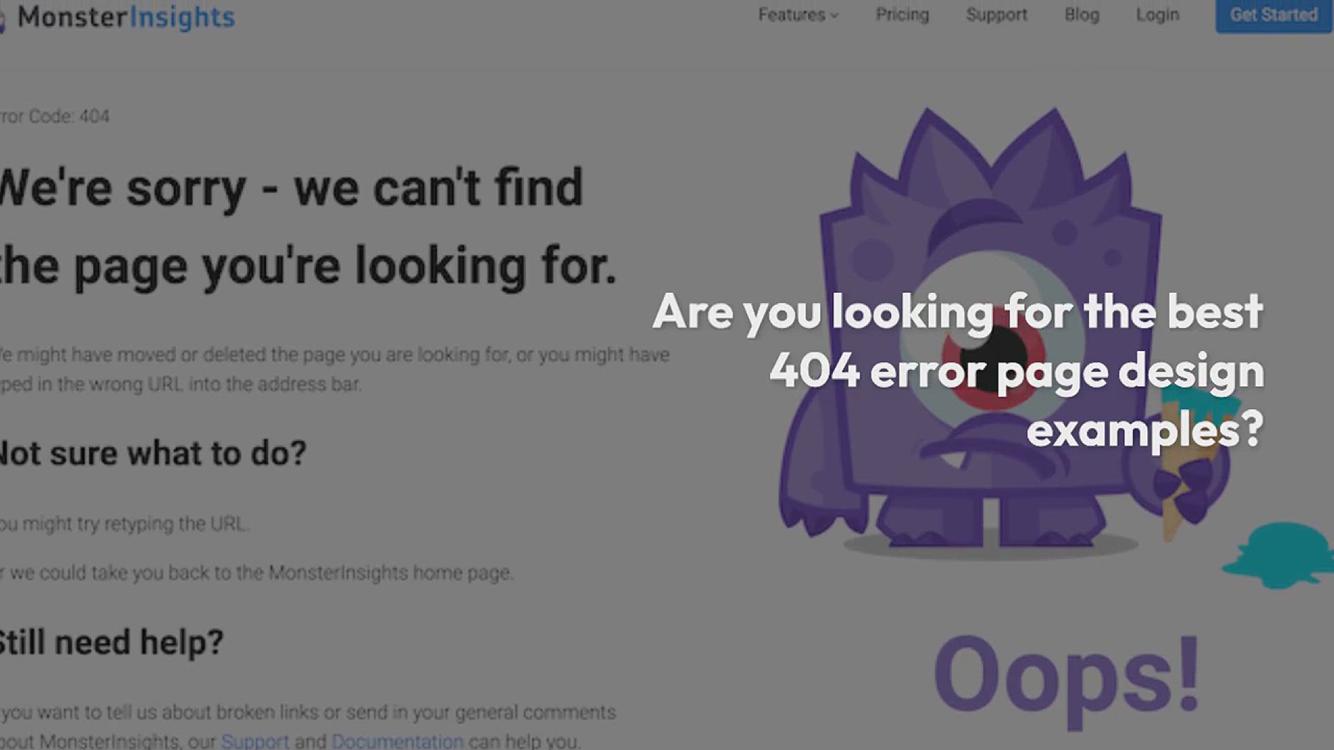 'Video thumbnail for 15 Best WordPress 404 Error Page Design Examples'