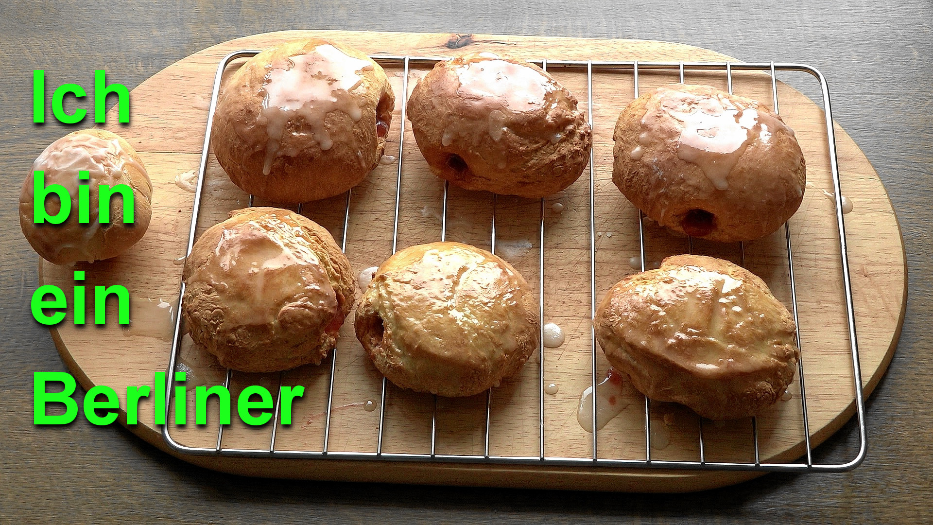 Video thumbnail for Berliner aus dem Airfryer