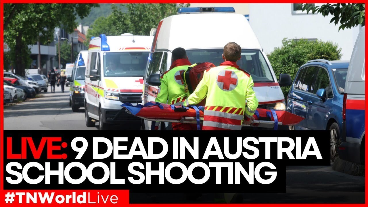 'Video thumbnail for BREAKING News LIVE: Austrian Officials Brief on Deadly Graz School Shooting | Times Now World LIVE'