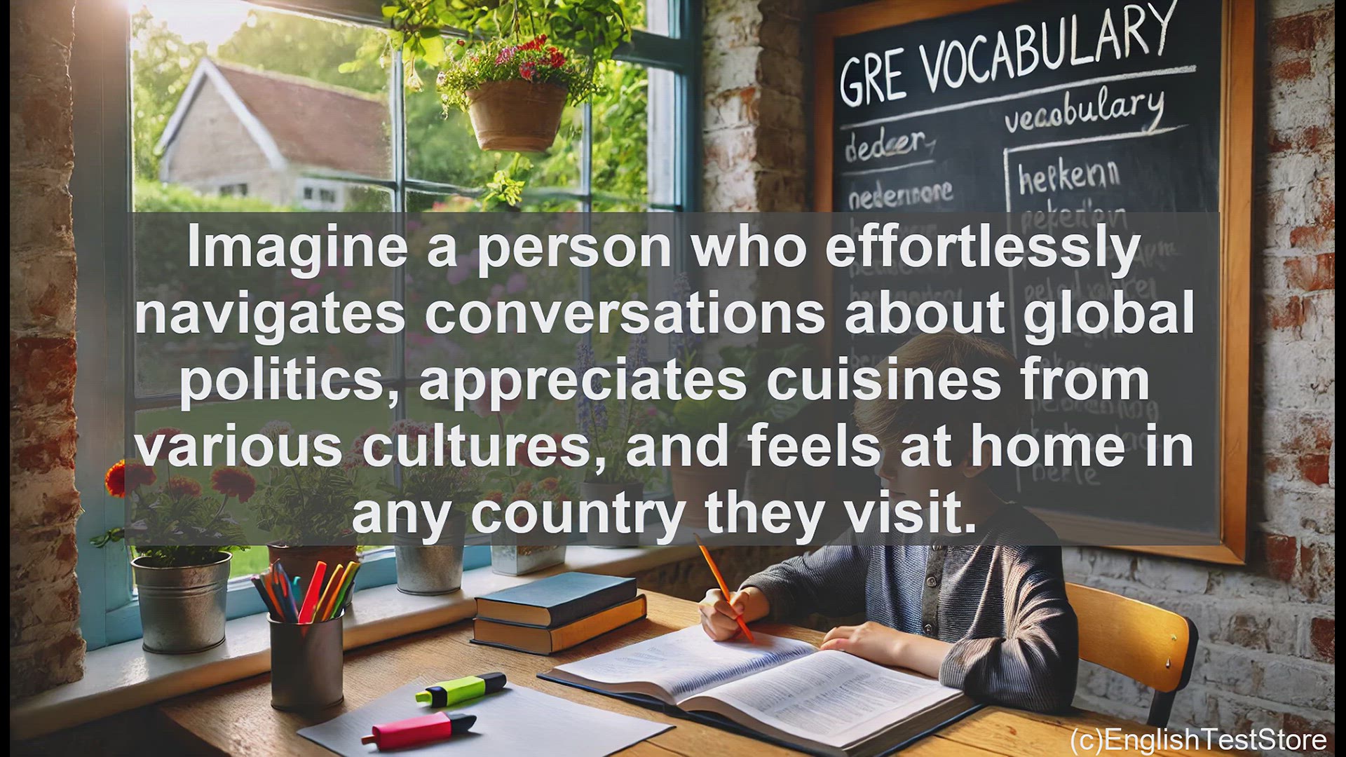 'Video thumbnail for GRE Vocabulary Lesson: GRE Vocabulary - Understanding 'Worldly''