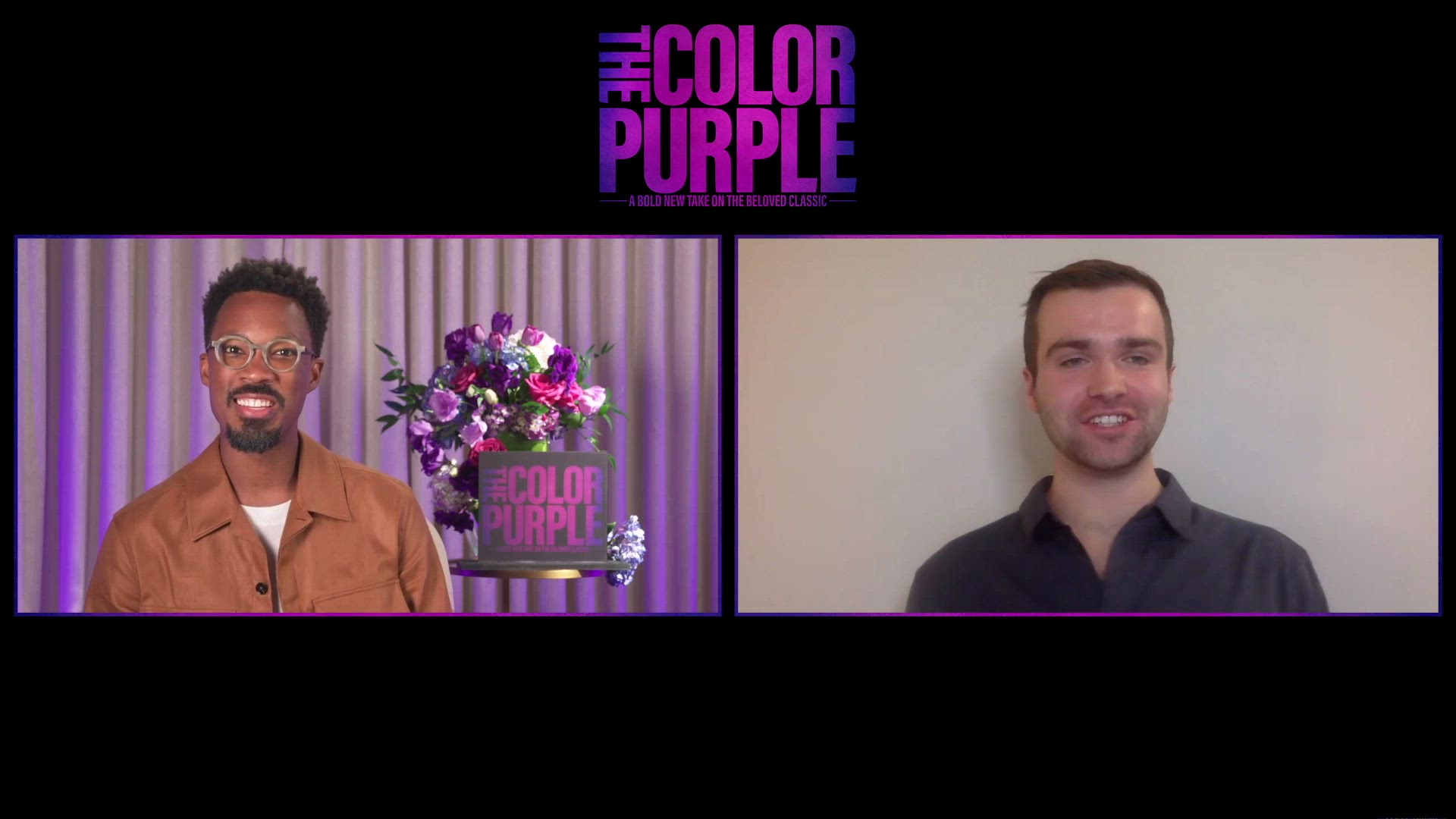video of: Interview: Why Corey Hawkins Wanted to Be Danielle Brooks&#39; Harpo in THE COLOR PURPLE