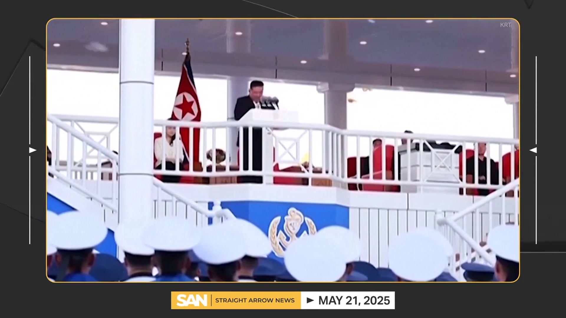 'Video thumbnail for North Korea refloats destroyer after failed launch, with possible Russian assistance'
