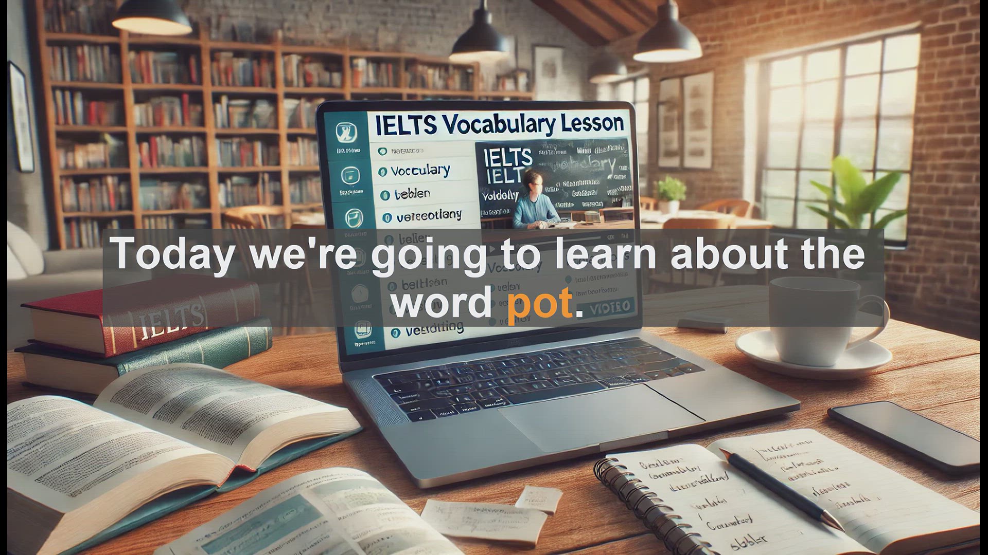 'Video thumbnail for 2500 Must Know IELTS 5.5 Vocabulary - Understanding the Word 'Pot': Meanings and Uses in English'
