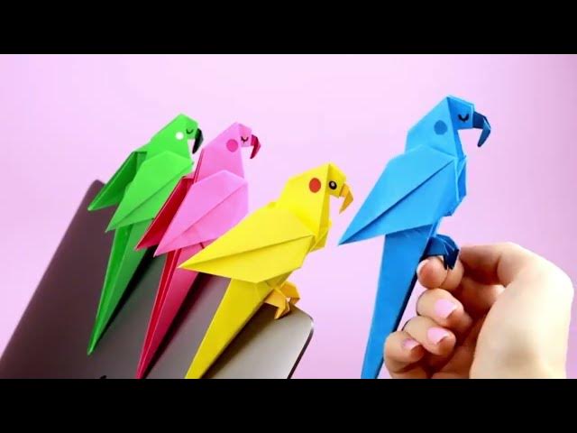 'Video thumbnail for Como fazer Papagaio de origami'
