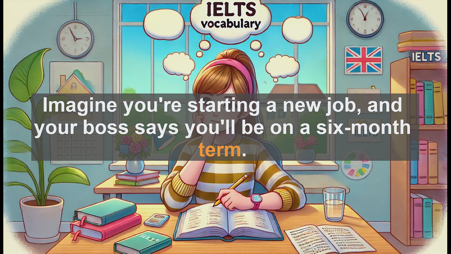 'Video thumbnail for 2500 Must Know IELTS 5.5 Vocabulary - Understanding 'Term' in English: Meanings and Usage'