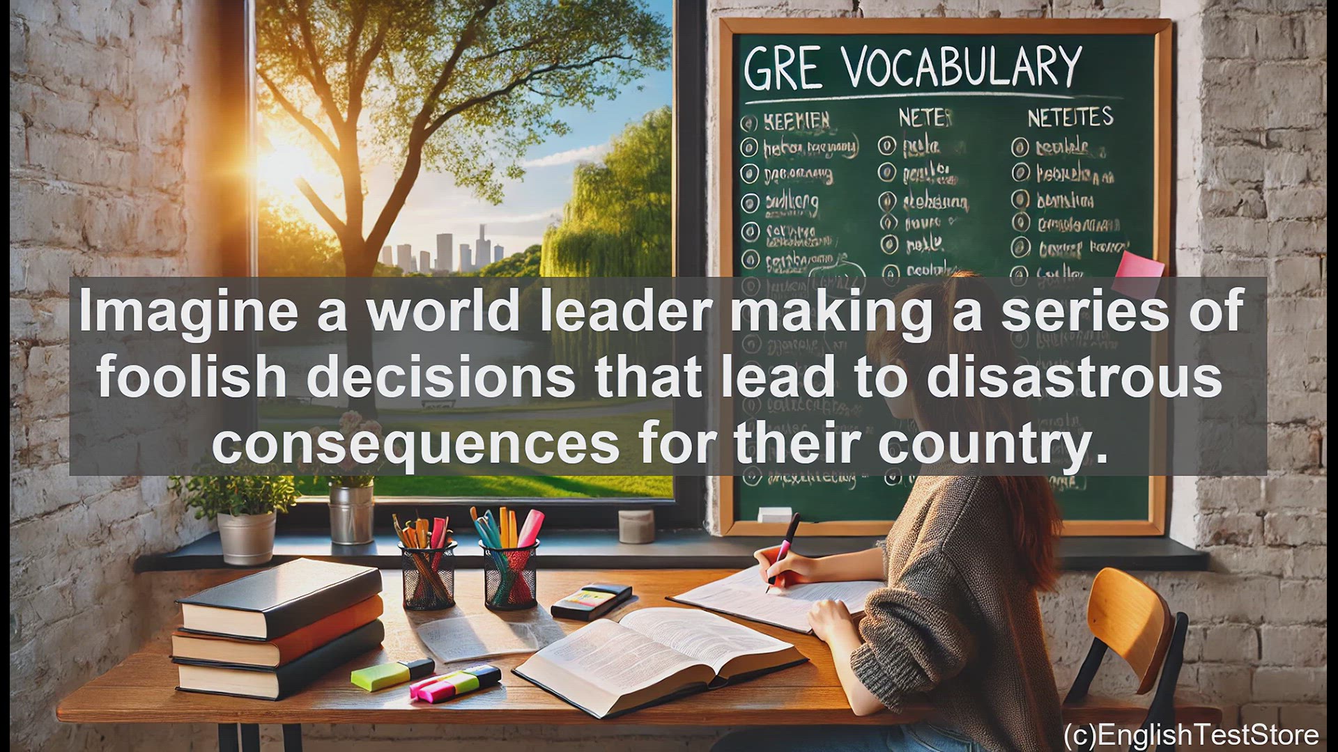 'Video thumbnail for GRE Vocabulary Lesson: GRE Vocabulary - Understanding 'Imbecility' and Its Usage'
