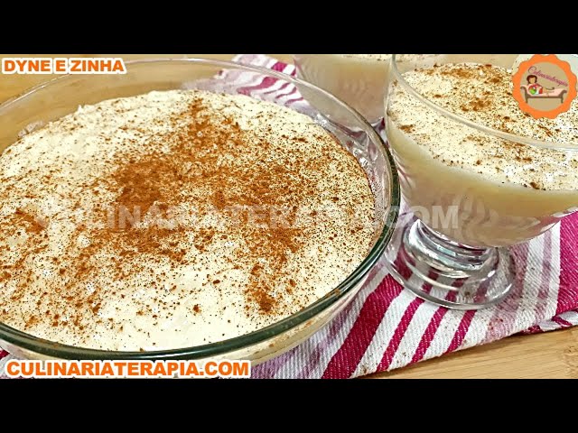 'Video thumbnail for ARROZ DOCE SUPER CREMOSO SABOR 4 LEITES QUE VAI FAZER MAIOR SUCESSO NA SUA CASA @Culinariaterapia'