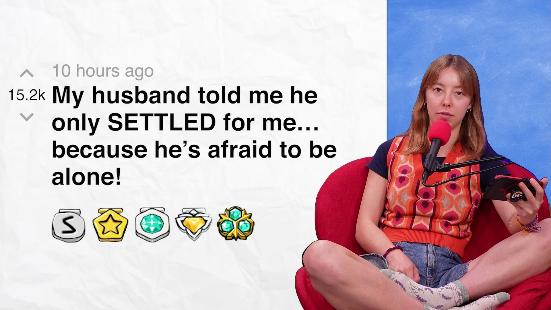 Video thumbnail for My husband told me he only SETTLED for me… because he’s afraid to be alone! r/BestofRedditorUpdates | Reddit Stories