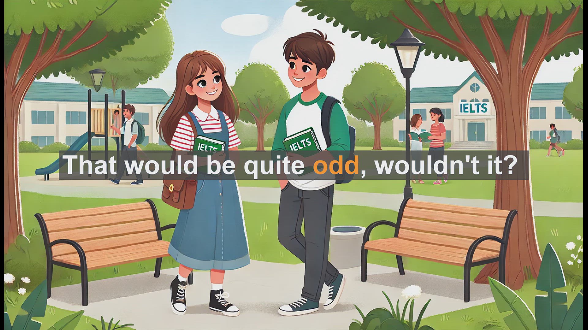 'Video thumbnail for 2500 Must Know IELTS 5.5 Vocabulary - Understanding the Word 'Odd' in English'