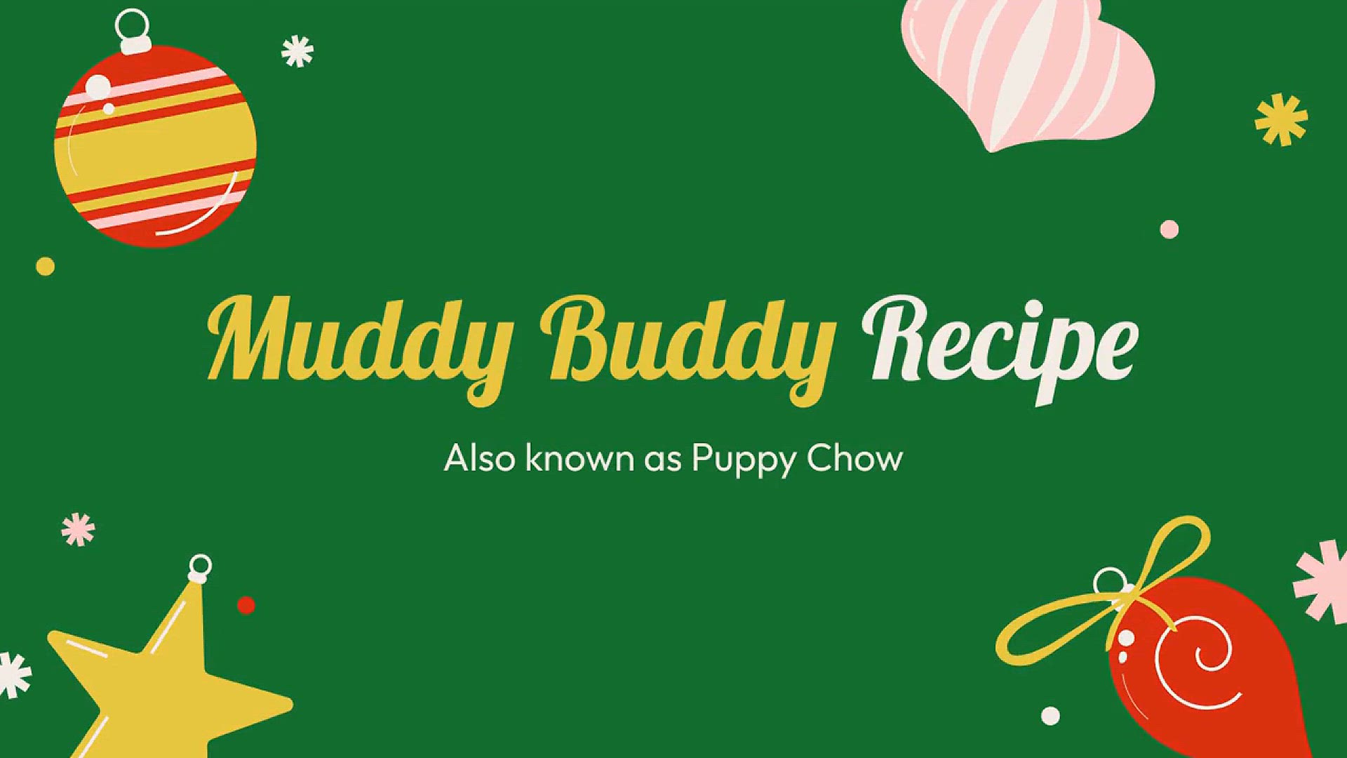 Video thumbnail for Muddy Buddy Recipe