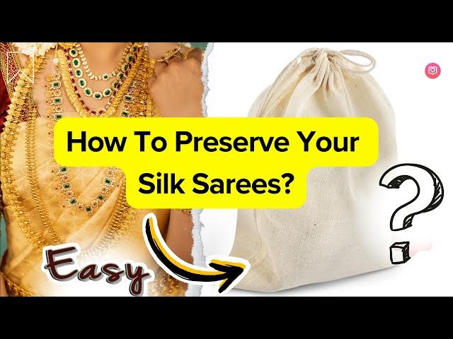 'Video thumbnail for How to Store Silk Sarees at Home for Long Term? | Guide to Storing Silk Sarees at Home #silksarees'