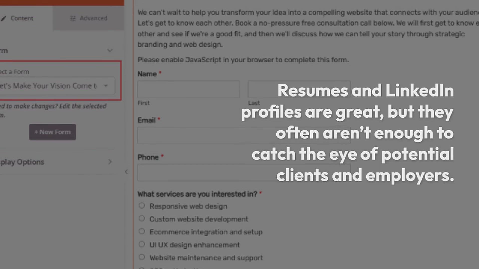 'Video thumbnail for How to Create an Online Portfolio Website in WordPress'