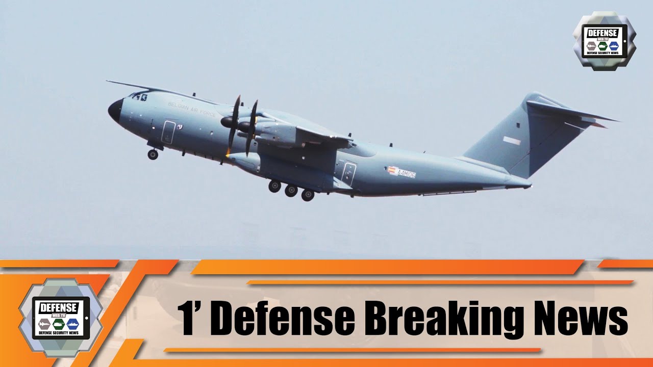 'Video thumbnail for Belgian Air Force takes delivery of its first new A400M MSN106 military transport aircraft Belgium'