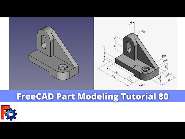 'Video thumbnail for FreeCAD Part Modeling Tutorial 80 | FreeCAD Tutorial | Mechnexus |'