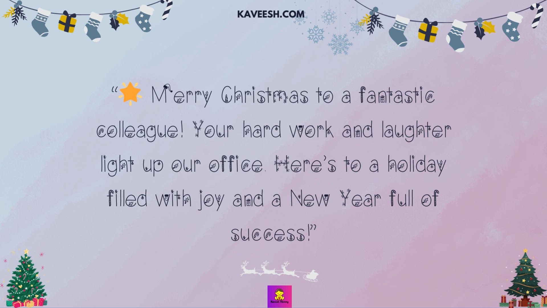 Video thumbnail for Christmas Wishes for work