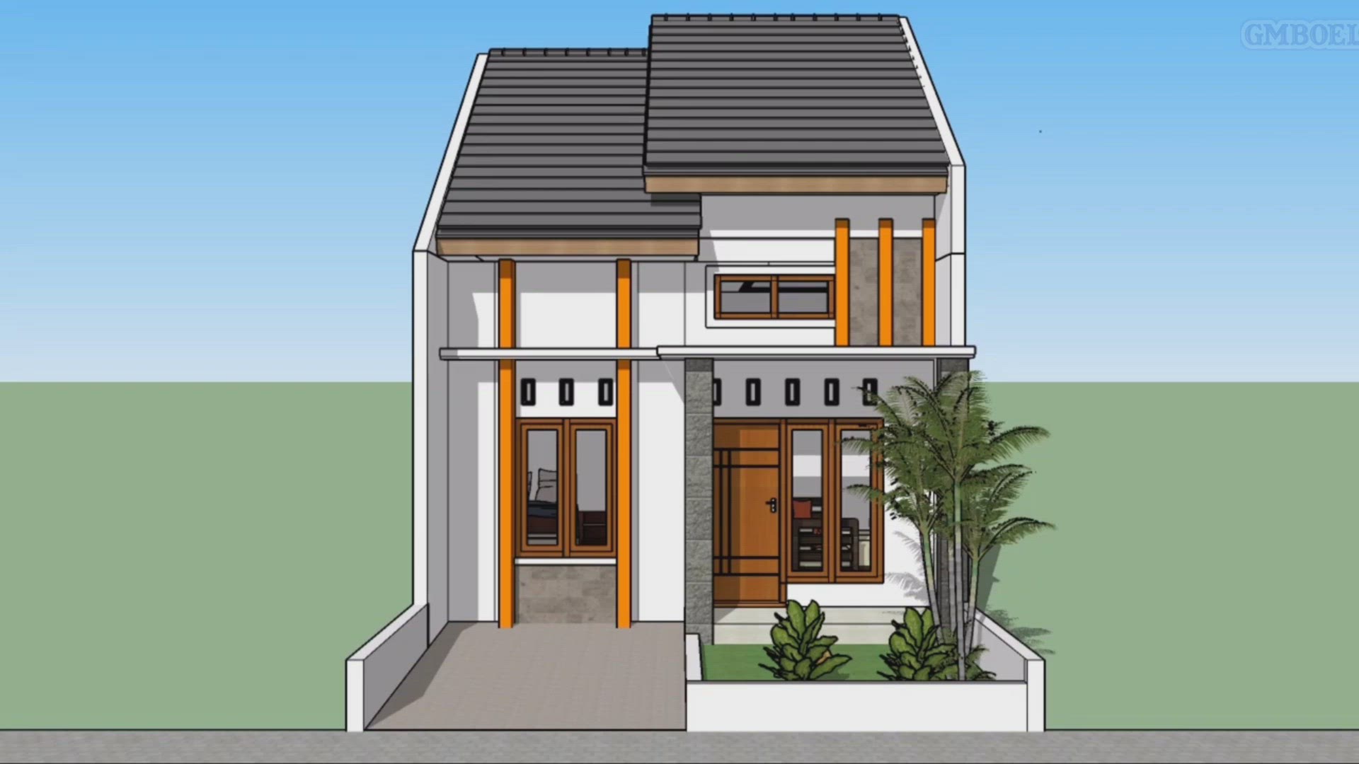 'Video thumbnail for Minimalist 6x9 House Design with 3 Bedrooms'