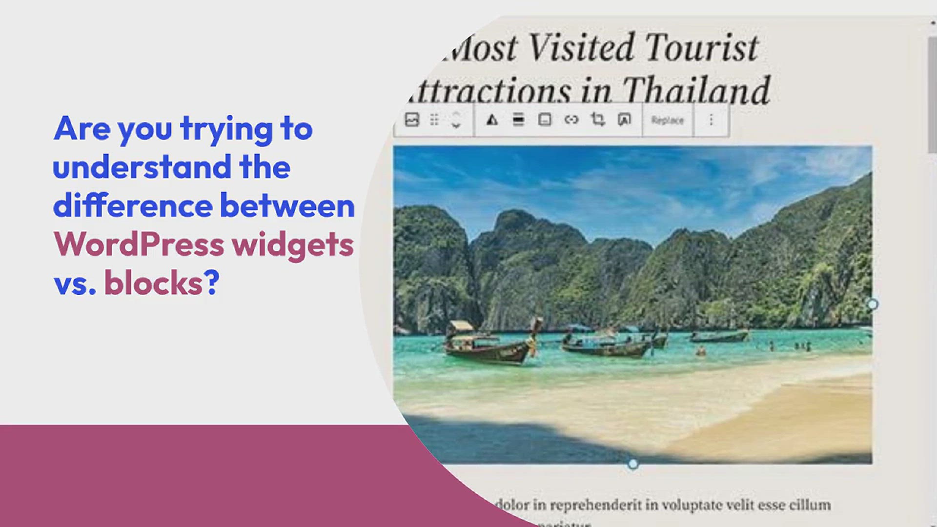 'Video thumbnail for WordPress Widgets vs Blocks – What’s the Difference? (Explained)'