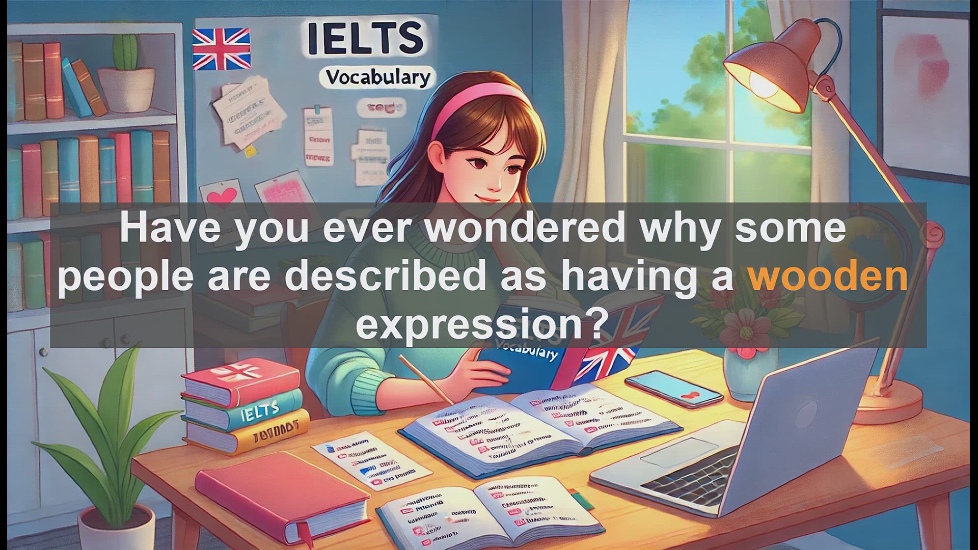 'Video thumbnail for 2500 Must Know IELTS 5.5 Vocabulary - Understanding 'Wooden': From Literal to Figurative Meanings'