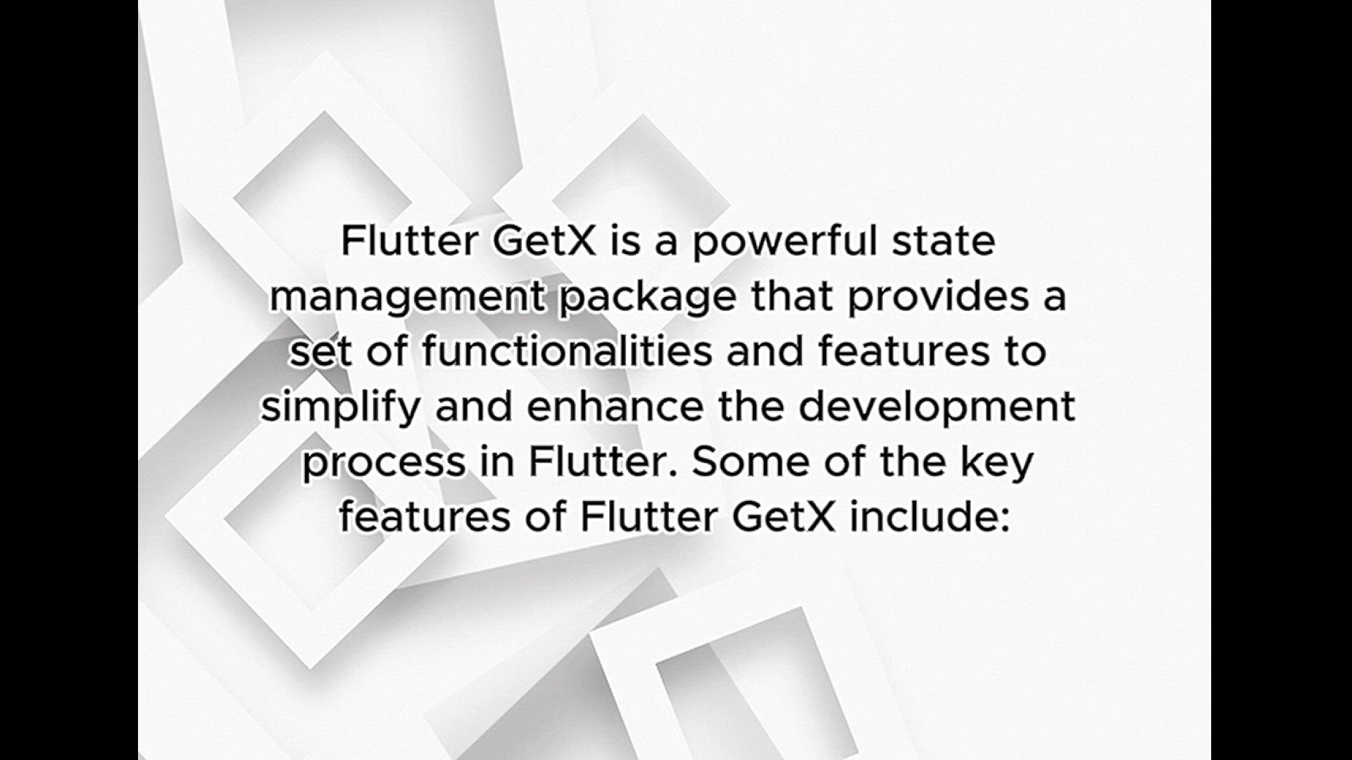 'Video thumbnail for 12 Features of Flutter GETX Explained'