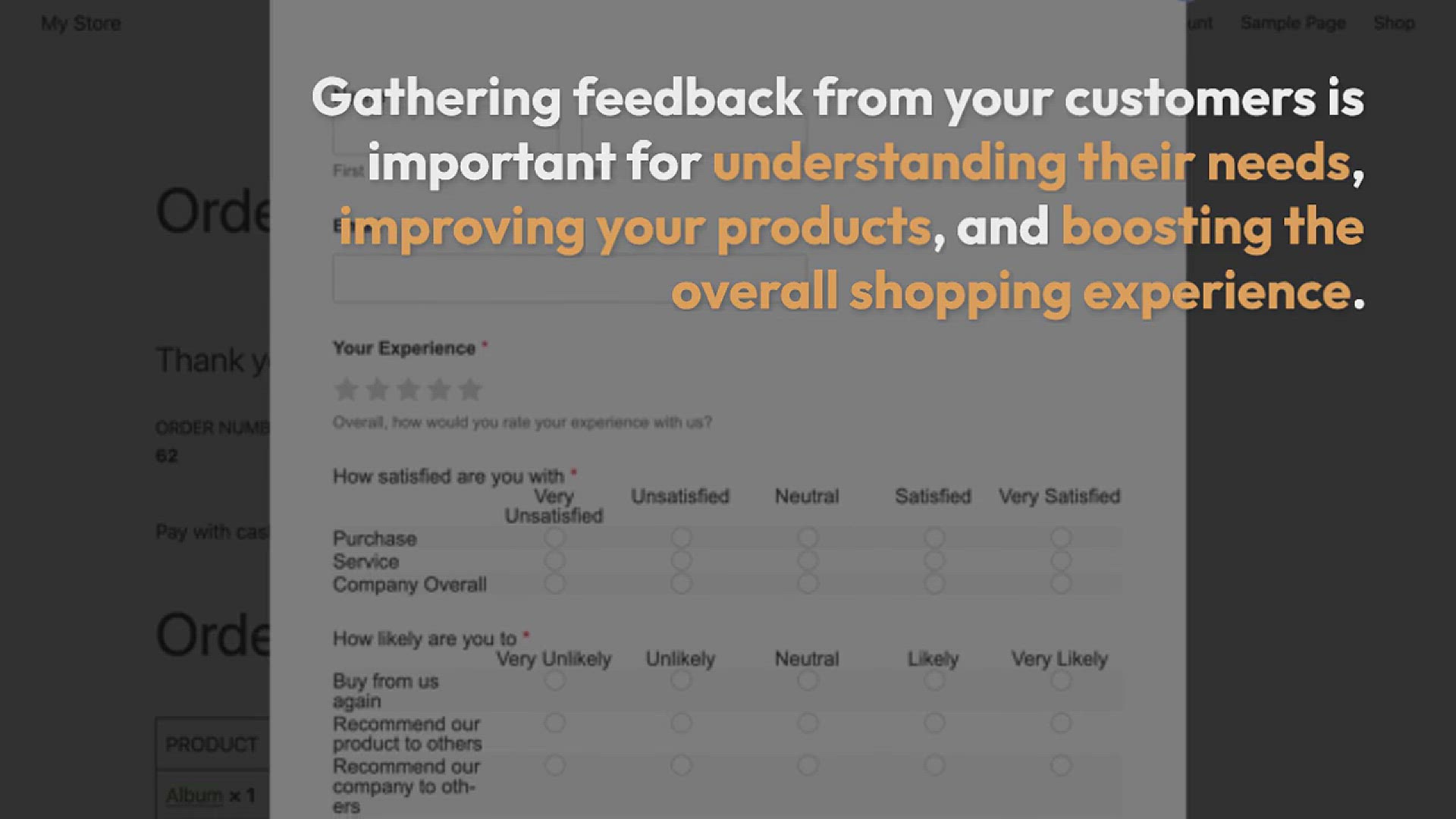 'Video thumbnail for How to Easily Create Post Purchase Surveys in WooCommerce'