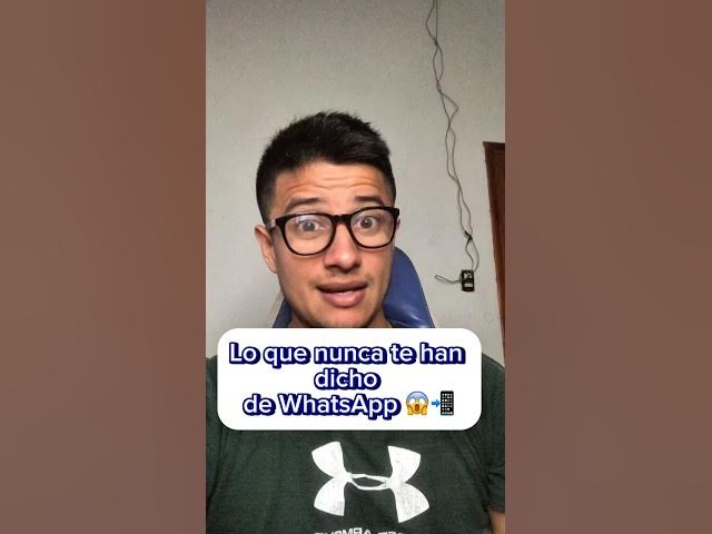 Video thumbnail for Lo que no sabias de WHATSAPP 😱😨