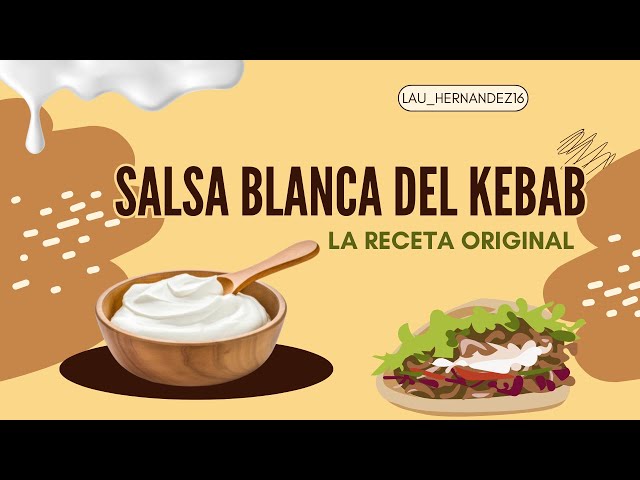 'Video thumbnail for La receta original de la salsa Blanca del KEBAB - LAURA'