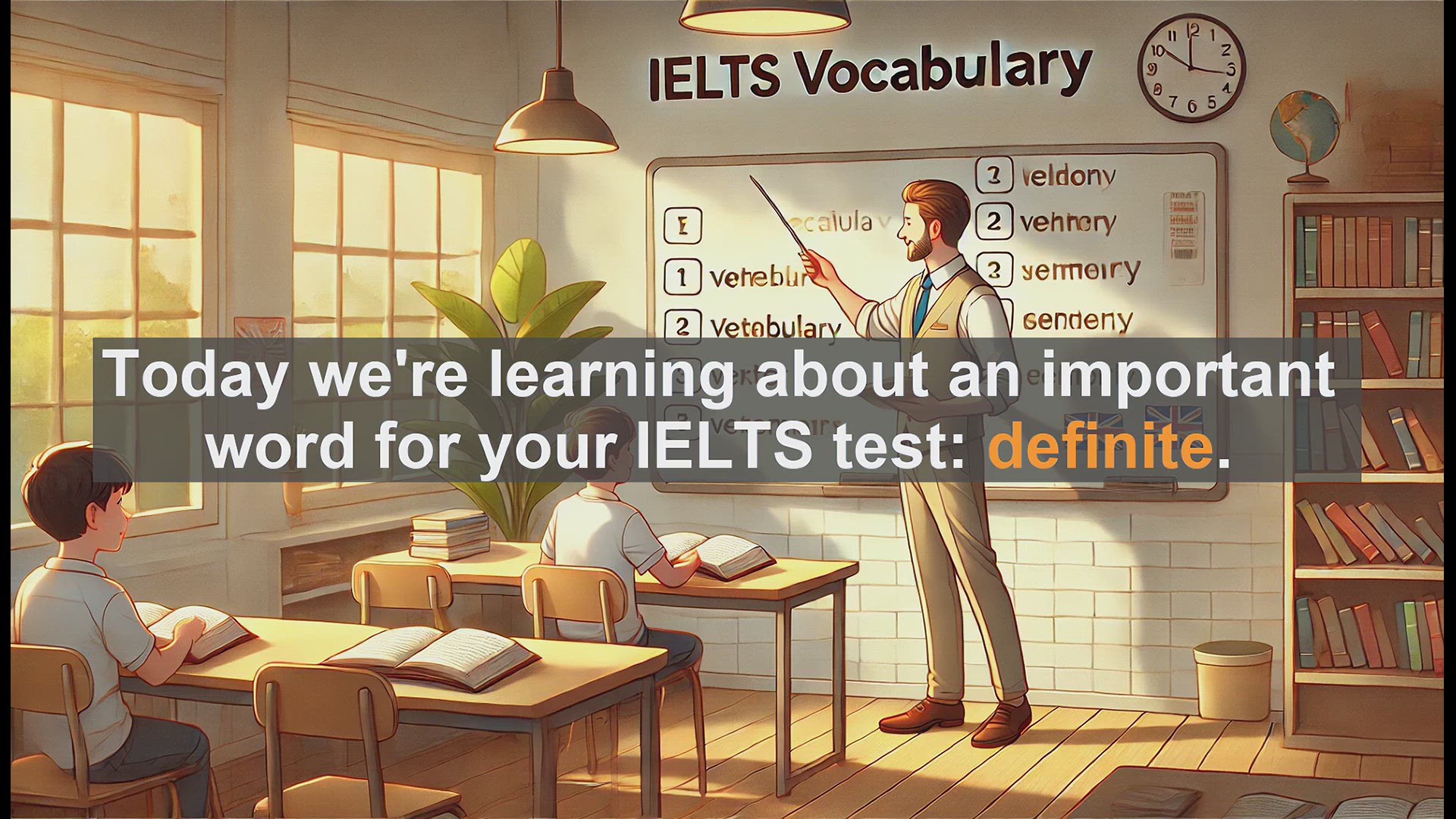 'Video thumbnail for 2500 Must Know IELTS 5.5 Vocabulary - IELTS Vocabulary: Understanding and Using 'Definite''