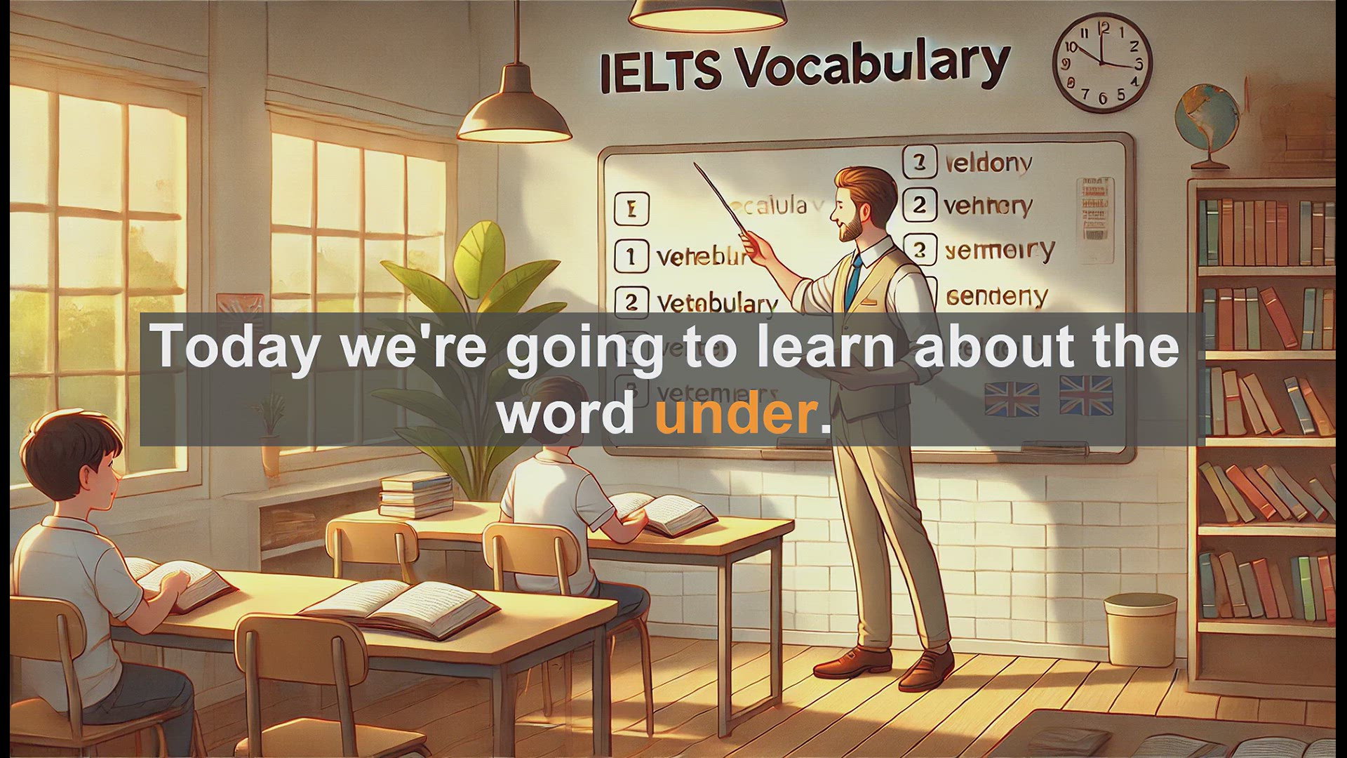 'Video thumbnail for 2500 Must Know IELTS 5.5 Vocabulary - Understanding the Word 'Under': Essential IELTS Vocabulary'