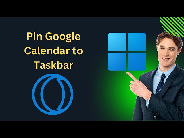 'Video thumbnail for How to Pin Google Calendar to Windows 11 Taskbar using Opera GX | GearUpWindows Tutorial'