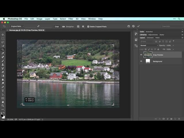 Video thumbnail for How to edit your first photo with Photoshop crop and straighten