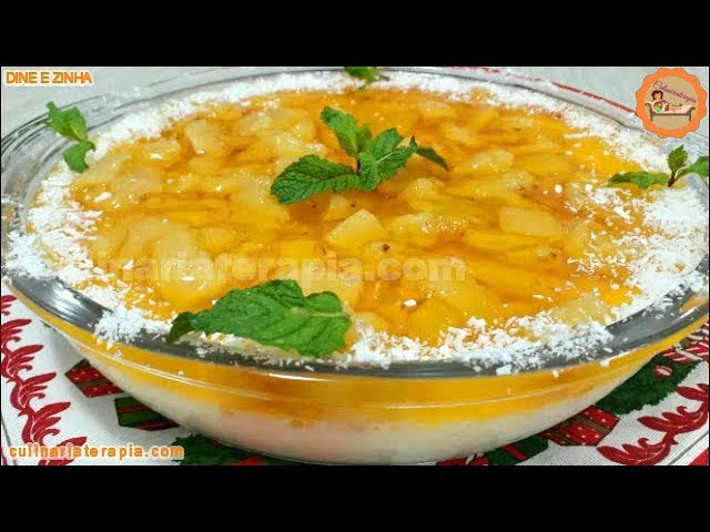 'Video thumbnail for Aprenda Como Fazer Delícia Gelada de Coco e Abacaxi'