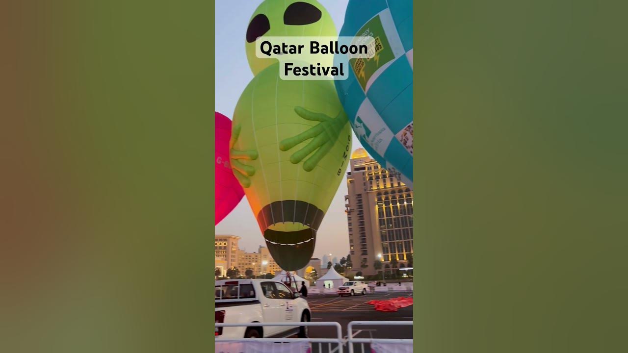 Video thumbnail for The Qatar Hot Air Balloon Festival 4th edition is live from December 7th to 18th at Katara. #qatar