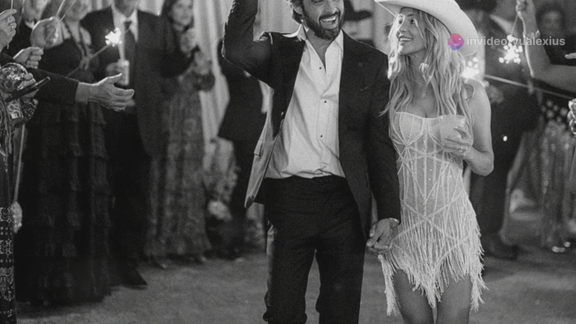 'Video thumbnail for Yellowstone Stars Hassie Harrison and Ryan Bingham Tie the Knot in Texas Ceremony'