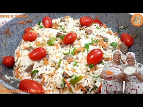 'Video thumbnail for Almoço Completo em Uma Panela Só - Arroz de Carreteiro Com Carne - Dyne e Zinha'