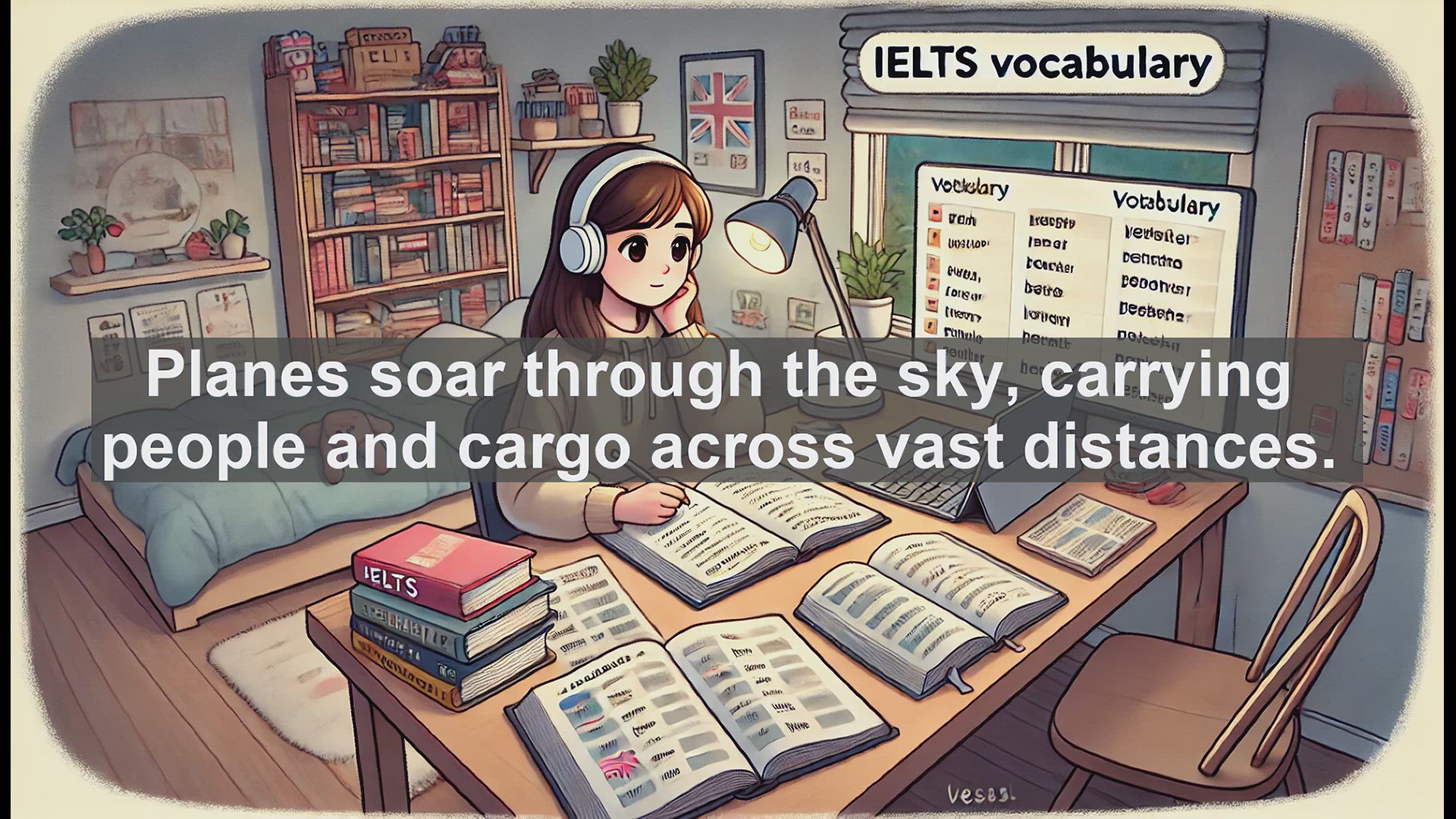 'Video thumbnail for 2500 Must Know IELTS 5.5 Vocabulary - Understanding the Word 'Plane' for IELTS Learners'