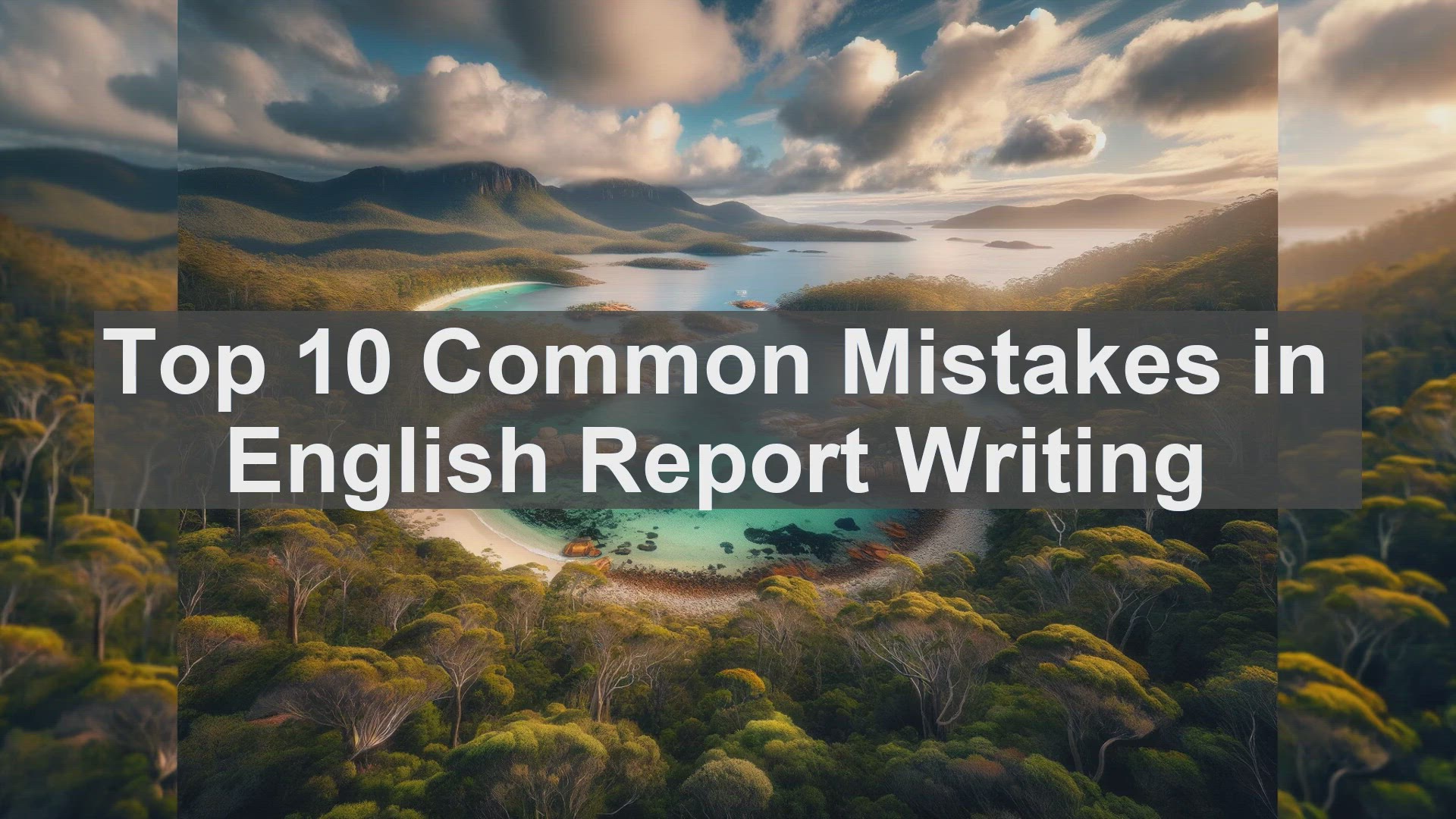 'Video thumbnail for Top 10 Common Mistakes in English Report Writing'