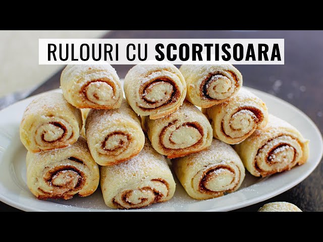 'Video thumbnail for 👉 RULOURI fragede cu SCORȚIȘOARĂ din aluat cu brânză de vaci. ⏲ Gata în 30 de minute!'