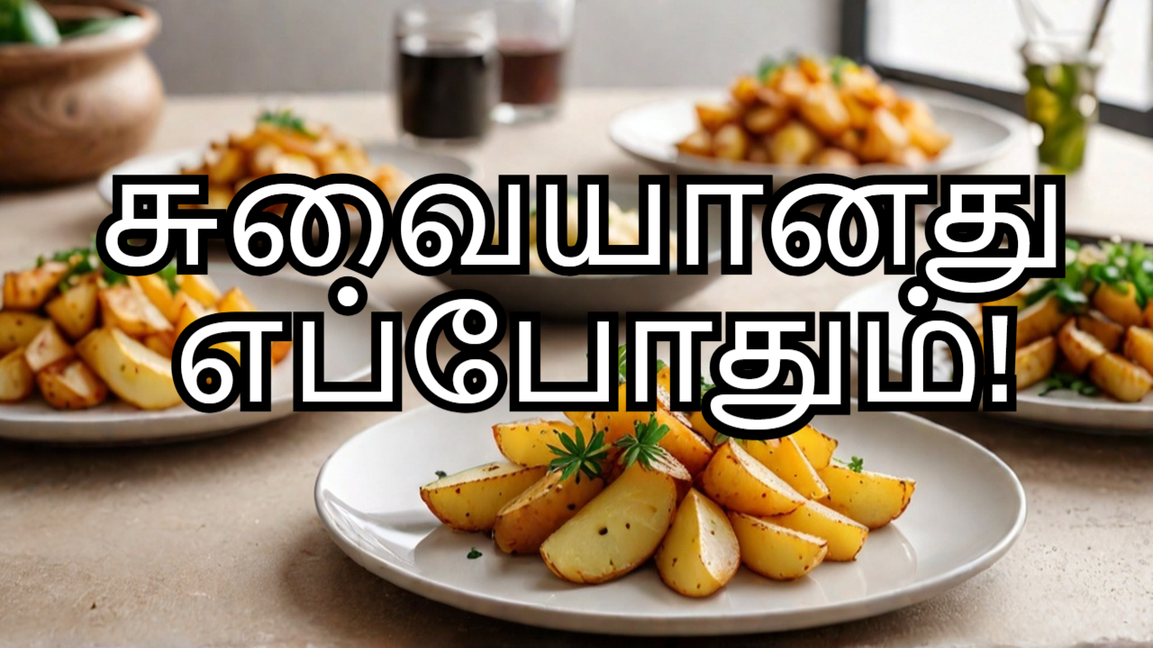 'Video thumbnail for Potato delights-almost all of them. IN TAMIL'
